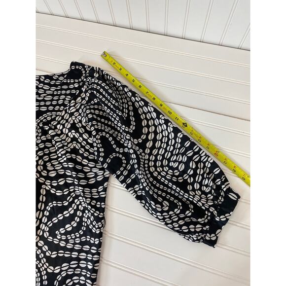 Express and Violet & Claire Black Dotted Blouse & Striped Shirt Bundle Size XL - Picture 6 of 13